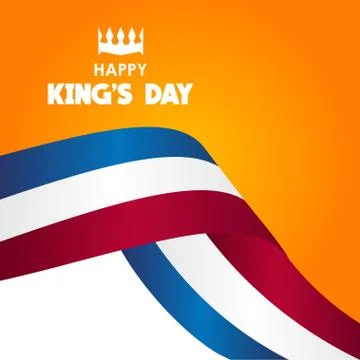 Happy King's Day Vector Template Design Illustration Stock Illustration