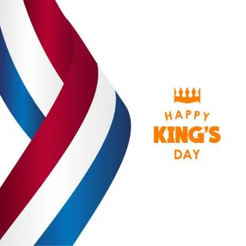 Happy King's Day Vector Template Design Illustration Stock Illustration