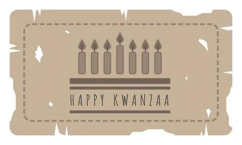 Happy Kwanzaa background Stock Illustration
