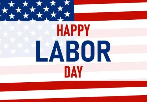 Happy labor day design, vector illustration eps 10. Illustrazione stock