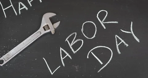 Happy labor day. Stock Footage 171947347