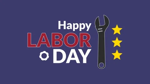 Happy Labor Day Vídeo Stock 335640710