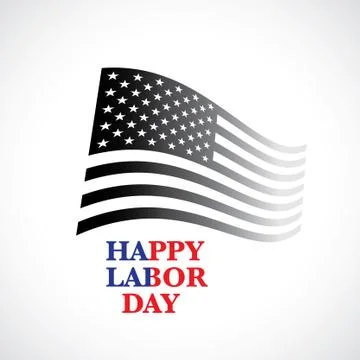 Happy labor day Stock Illustration