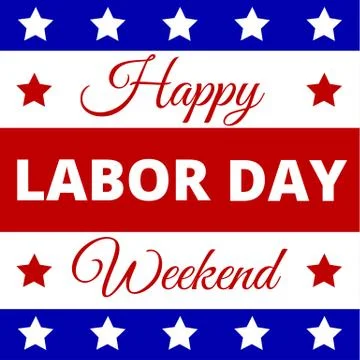 Happy Labor Day Stock Illustration