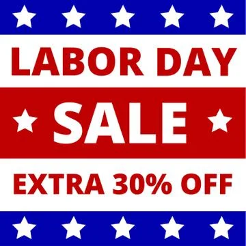 Happy Labor Day Stock Illustration