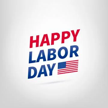 Happy Labor Day Stock Illustration