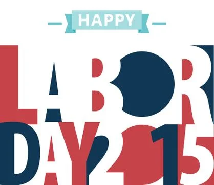 Happy Labor Day Stock Illustration