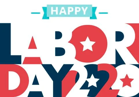 Happy Labor Day Stock Illustration