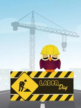Happy labor day Illustrazione stock