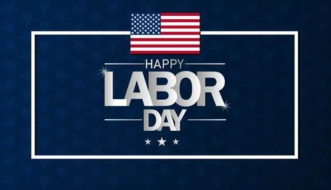 Happy Labor Day, Modern background Stock Illustration
