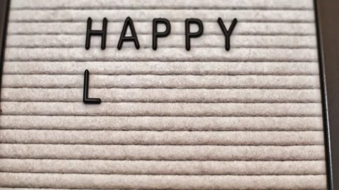 Happy Labor Day Stop Motion Video on Marquee Board Stock Footage 202746253