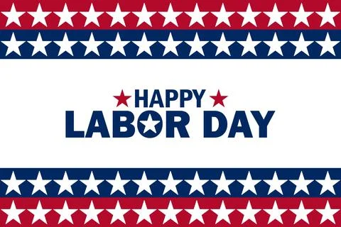 Happy Labor Day Vector Template Design Illustration Stock-Illustration
