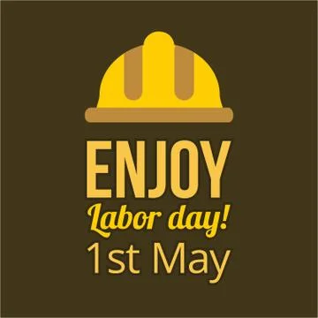 Happy Labour day design with creative background vector 스톡 일러스트