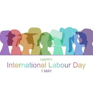 Happy labour day Stock Illustration
