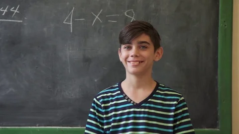 Happy Latino Boy At School Portrait Of Hispanic Student Smiling Stock Footage