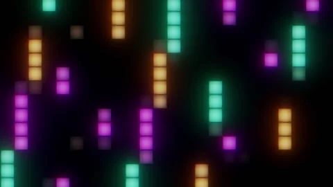 Happy LED Wall Looping Background Video Stock Footage 297743695