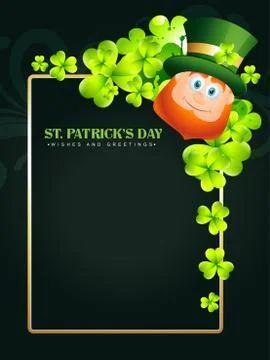 Happy leprechaun Stock Illustration