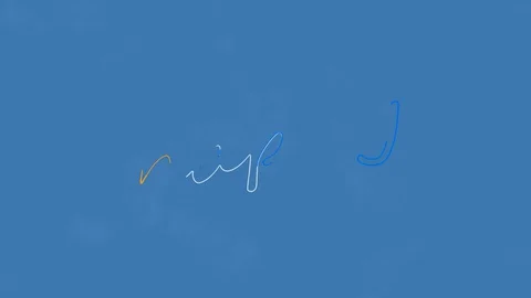 Happy Liquid Text Animation Stock Footage 127668997