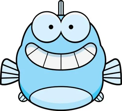 Happy Little Fish Stock Illustration