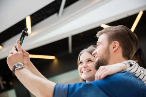 Happy lovers Stock Photos