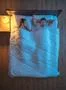 The happy lovers sleeping on the bed. evening night time. view from above Photo