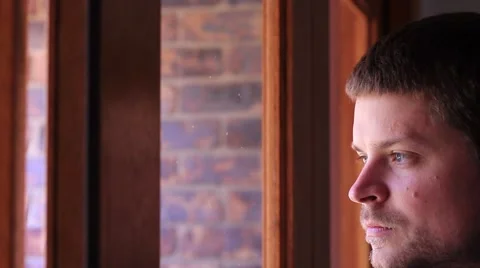 Happy Man Drinking Coffee Stock Footage 40260822