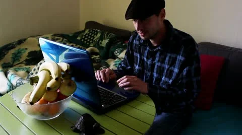 Happy man Stock Footage 22184161