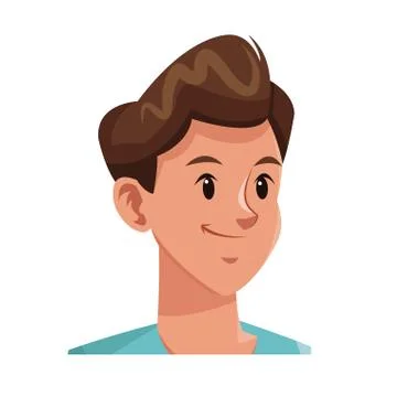 Happy man icon Illustrazione stock