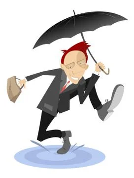 Happy man Stock Illustration