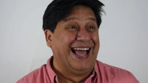 A happy man laughing Stock Footage 74506677