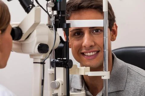 Happy man looking at camera Stock Photos