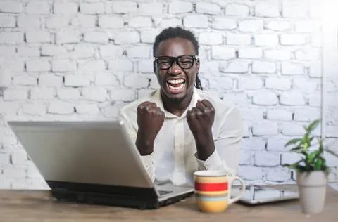 Happy man Stock Photos