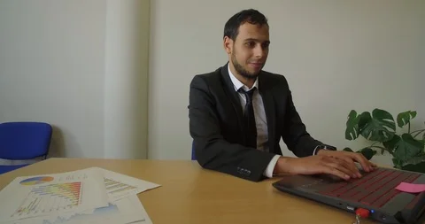 Happy Manager Stock Footage 123512884