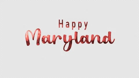 Happy mariland red silver Stock Footage 303461924
