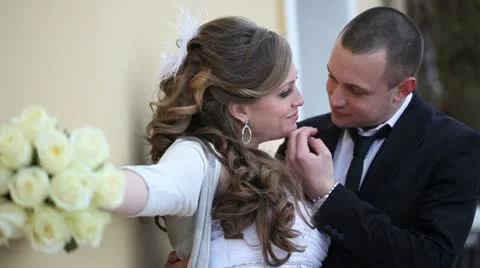 Happy, married couple Stock Footage 24654431