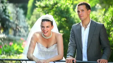 Happy married couple Stock Footage 24656925