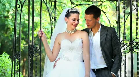 Happy married couple Stock Footage 24656936