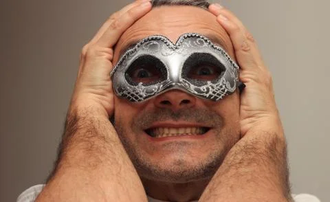 Happy masquerade Stock Photos