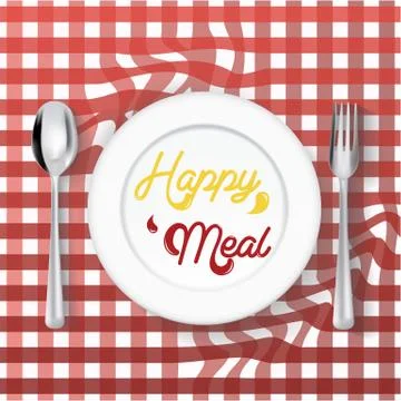 Happy meal vector Stock Illustration