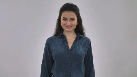 Happy millennial student portrait Stock Footage 113453831