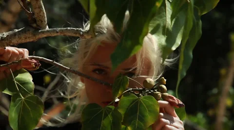 Happy model on the beach. Stock Footage 38315102