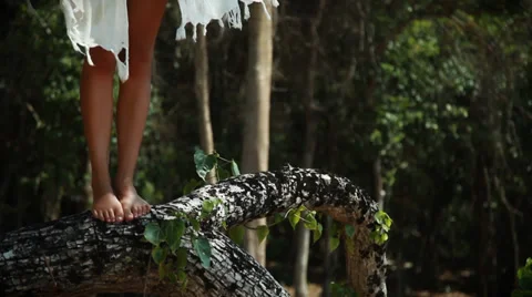 Happy model on the beach. Stock Footage 38316591