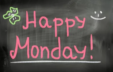 Happy monday concept Stock Illustration