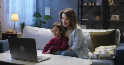 Mom Daughter Webcam Stock Videos – Royalty-Free HD & 4K Videos