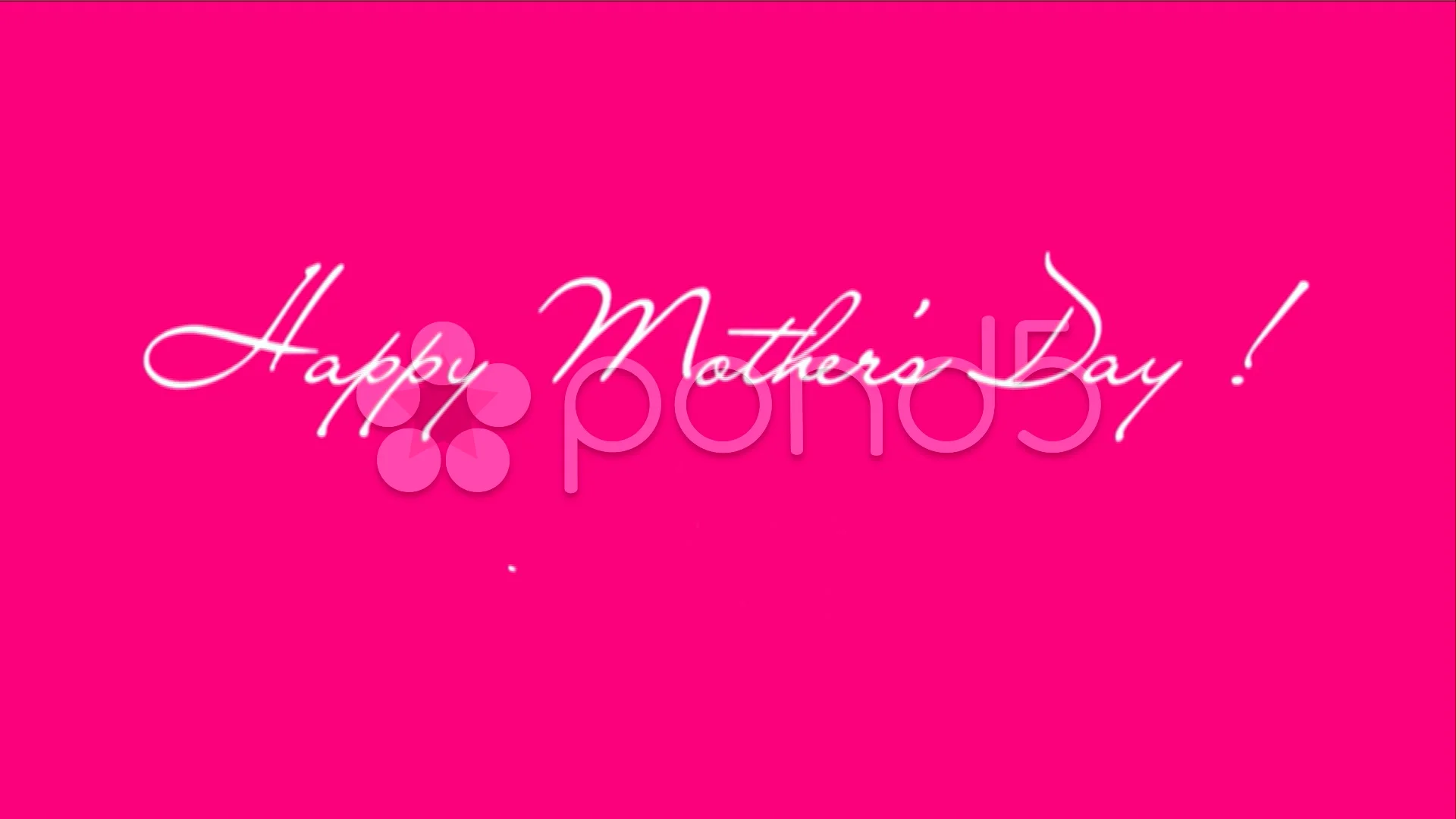 Happy mother's day animated text for vid... | Stock Video | Pond5