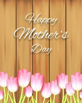 Happy mothers day Stock Illustration