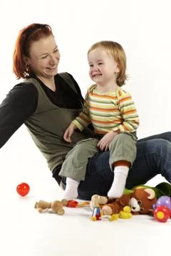 Happy mummy Stock Photos