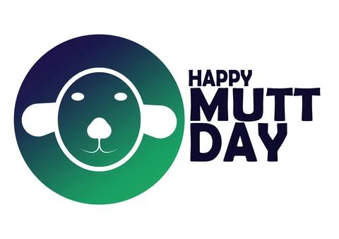 Happy Mutt Day Illustrazione stock