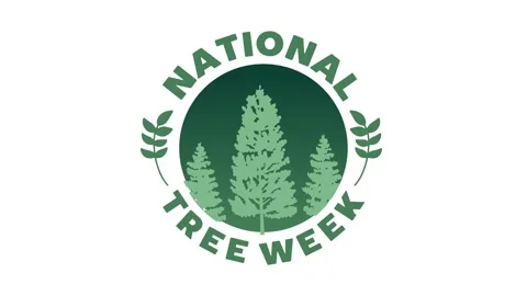 Happy National Tree Week for more tree planting 스톡 동영상 310870344