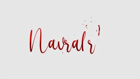 Happy Navratri Text Animation Stock-Footage 347455781